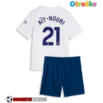 Otroške Nogometnih dresov Manchester City Rayan Ait-Nouri #21 Tretji 2026-27 Kratki rokavi (+ hlače)